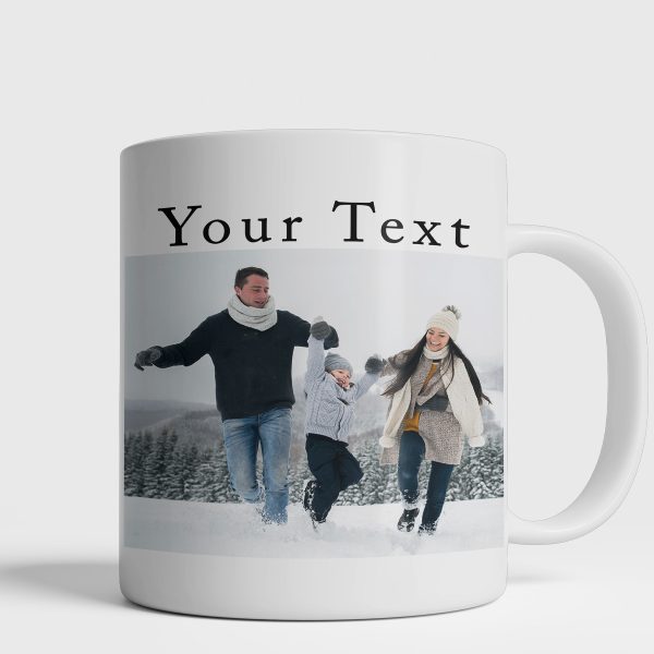Photo portrait (Custom Image and Text) | Mug004